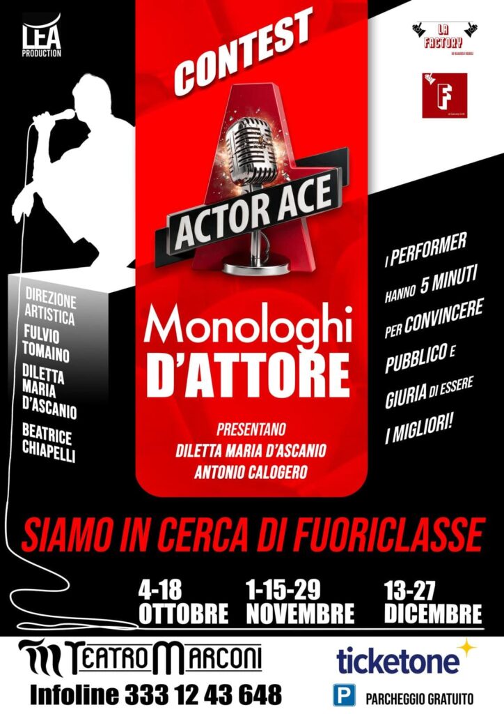 Monologhi d’attore – Actor Ace