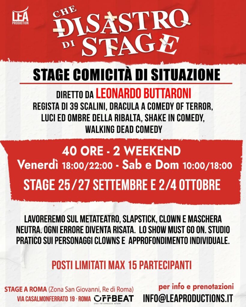 Che disastro di Stage