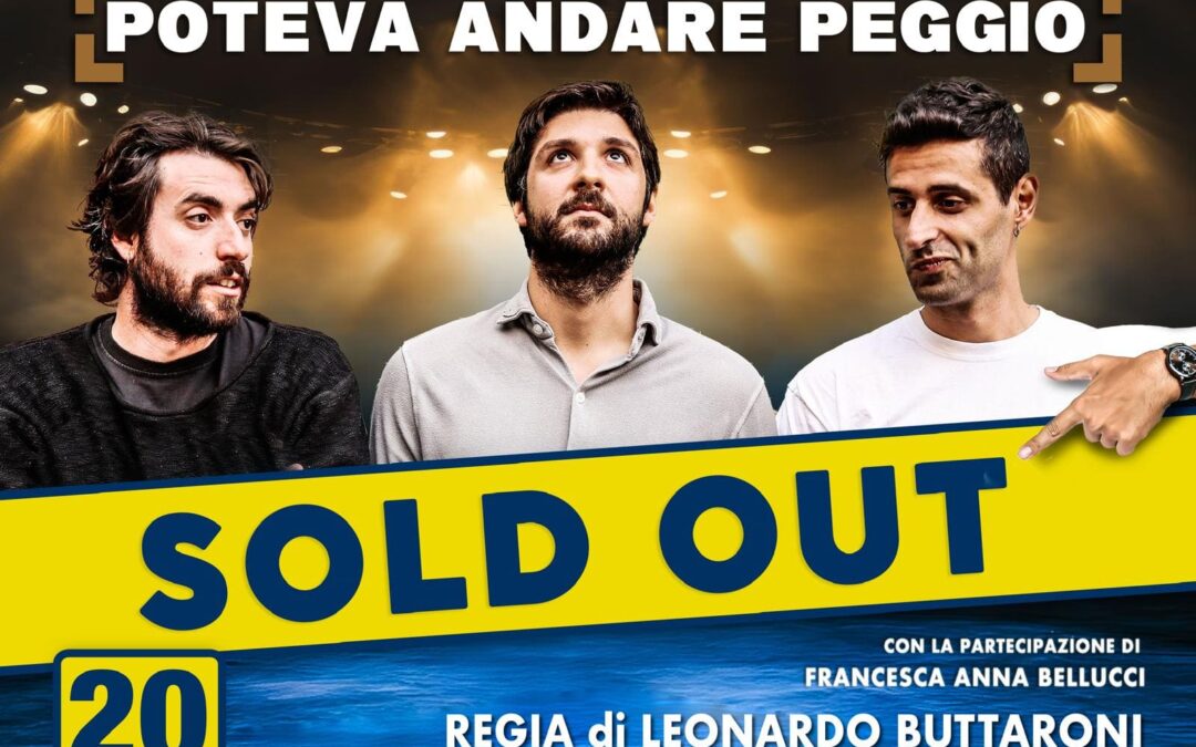 Centouno al Teatro Brancaccio con “Poteva andare peggio”